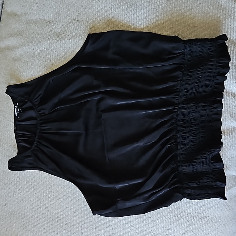 Express XL Ladies Tank Ruched Hem